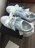 adidas「冰淇淋T头鞋」VS JOG 2.0薄底运动鞋男女阿迪达斯轻运动   浅天蓝/金属银/亮白 (推荐女生选小半码)   35.5 实拍图