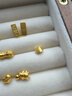 周六福 黄金999元宝金条小金豆爱心赏金玩咖投资金 计价 花生-2g 实拍图