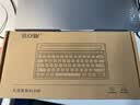 B.O.W 航世 K150 ipad蓝牙键盘鼠标套装pro带卡槽办公键鼠 男女生适用安卓ipad平板笔记本电脑无线键鼠 暗绿黛【三蓝牙键盘】自带卡槽丨支持多设备连接 实拍图