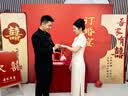 德双曼订婚背景板布置全套2026新款KT板订婚宴布置迎宾牌装饰套餐用品 【次日达】喜事连连丨送金丝绒桌布丨送名字日期贴 实拍图