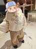 优衣库婴幼儿高弹力卫衣/长袖宝宝运动衫481895 01 乳白色 80 实拍图