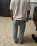 Levi's李维斯冰酷系列26年春夏新款牛仔裤男直筒凉感防晒夏薄款505裤子 浅蓝色 31 (32) 实拍图