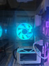 乔思伯（JONSBO）CR-1400E彩色版白色款 CPU风冷散热器(4热管/七彩光效/PWM风扇/127mm/多平台/附硅脂) 实拍图