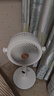 美的（Midea）【净化驱蚊】空气循环扇 直流变频电风扇 大风力落地扇 家用桌面3D摇头 卧室轻音一级能效GDJ24DXS 实拍图