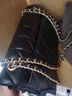 蔻驰（COACH）【明星同款】新款女士菱格纹绗缝TABBY 26号翻盖斜挎单肩手提女包 B4/黑色 实拍图