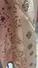 GLO-STORY丝巾女 时尚优雅小方巾百搭气质装饰领巾送母亲节礼盒装 粉色灰边 实拍图