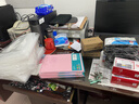 得力(deli)10只A4透明网格拉链袋 资料小学生科目分类文件袋 票据试卷收纳 文件保护 颜色随机63479 实拍图