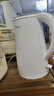 美的（Midea）【价保618】电热水壶烧水壶1.7L304不锈钢0涂层双层隔热自动断电1500W养生冲奶 MK-SH17M130 实拍图