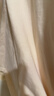 欧迪芬【100%棉抑菌】春夏女士睡衣女纯棉短袖可外穿家居服套装米白L 实拍图