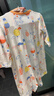 婧麒婴儿连体衣夏装新生男女宝宝夏季衣服纯棉薄款空调服爬服夏天 热气球 80cm 实拍图