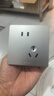 公牛（BULL） 开关插座86型暗装墙壁插座五孔插座网线网络大面板G12系列星空灰 斜五孔10只装（优先发货） 实拍图