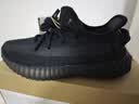 阿迪达斯YEEZY350黑玛瑙椰子透气青少年学生运动休闲鞋  37 实拍图
