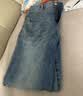 森马（Semir）森柔|牛仔裤女夏季半松紧腰做旧长裤女生基础锥形裤103325124004 实拍图