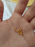 洲足金999金珠黄金小金珠金豆古法金珠DIY配件散珠隔珠路路通转运珠 3mm金珠  合单满 0.16g 包邮 多颗混发约0.04g 实拍图
