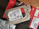 希捷（SEAGATE）NAS硬盘 4TB 256MB 机械硬盘 CMR垂直 静音低耗 数据恢复服务 3.5英寸 希捷酷狼 ST4000VN006 实拍图