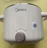 美的（Midea）电煮锅 泡面火锅宿舍小电锅 电蒸锅 多功能家用电热锅 2.6L蒸煮一体 小型2-3人用 配带蒸笼XZE2076 实拍图