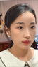 DAISY DREAM赵露思同款双面珍珠耳环女前后两戴轻奢耳钉高级耳饰品S925银针 白色大小珍珠耳环【925银针】 实拍图