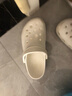 京东京造【专业防滑】eva洞洞鞋夏季包头凉鞋防滑沙滩凉拖女珍珠白35-36 实拍图
