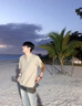 罗蒙（ROMON）短袖T恤男士夏季立领新中式半袖t恤休闲上衣中老年 卡其色 XL 晒单实拍图
