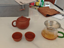 藏壶天下正宗宜兴原矿朱泥西施紫砂壶小容量纯手工茶壶茶具家用泡茶壶 一壶六杯套装 220ml 实拍图
