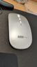 联想（Lenovo）无线鼠标无线静音蓝牙鼠标可充电轻薄便携笔记本电脑ipad平板安卓苹果手机通用无线商务办公鼠标 银色-双模版【左右静音按键】 无线蓝牙鼠标【Type-c充电/配充电线】 实拍图