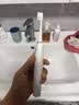 博皓（prooral）声波电动牙刷男女士专用成人电动牙刷情侣 自动牙刷智能电动牙刷便携正畸软毛刷头 升级T39 月牙白 实拍图