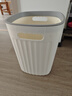五月花手提压圈垃圾桶10L*2只装奶黄客厅厨房卫生间厕所家用垃圾桶 实拍图