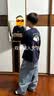 海妈家童装男童牛仔裤春秋款休闲裤2026新款男孩秋季裤子儿童直筒长裤 实拍图