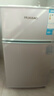 华宝小冰箱小型家用出租房用冷藏冷冻两用一级能效节能省电迷你宿舍寝室办公室二门电冰箱 【店长推荐】58L银色【一级能效】 实拍图