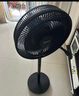 美的（Midea）【超级单品】七叶轻音立式电风扇家用柔风落地扇台式桌面小型风扇大风量节能摇头宿舍电扇 SAF30AB 实拍图