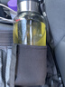 【送杯套】大容量加厚玻璃杯子便携杯茶水分离带杯套泡茶水杯 透明 1000ml吨吨桶 1只装 实拍图