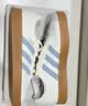 adidas「T头鞋」VL COURT 2.0复古休闲板鞋德训鞋阿迪达斯轻运动 汉玉白/蓝色/金色 (推荐女生买小半码)   44 实拍图