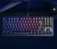 CHERRY樱桃MX1.1黑曜极光 机械键盘87键 游戏键盘 有线键盘 悬浮式无钢结构 RGB灯效 黑色红轴 实拍图