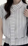 ELLE高级感不规则无袖衬衫女2026夏季新款独特通勤小众休闲衬衣 黑色 M 实拍图