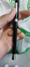 斑马牌（ZEBRA）拔帽签字笔 晶灿金属质感中性笔 0.5mm子弹头商务笔 C-JJ4 黑杆黑芯 实拍图