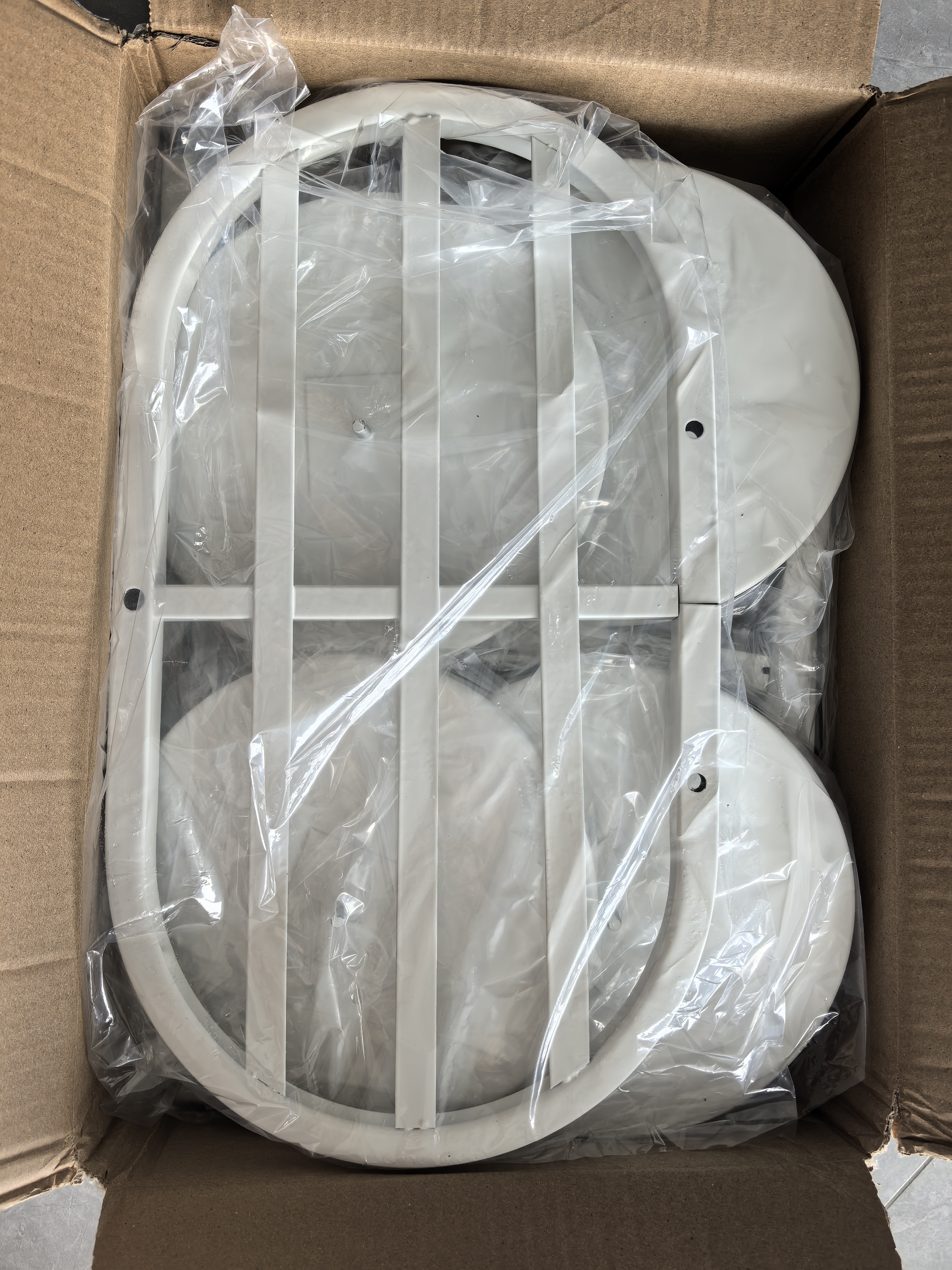 WOJIA花架客厅落地式阳台置物架户外庭院多肉花盆架层架扩展架可移动 实拍图
