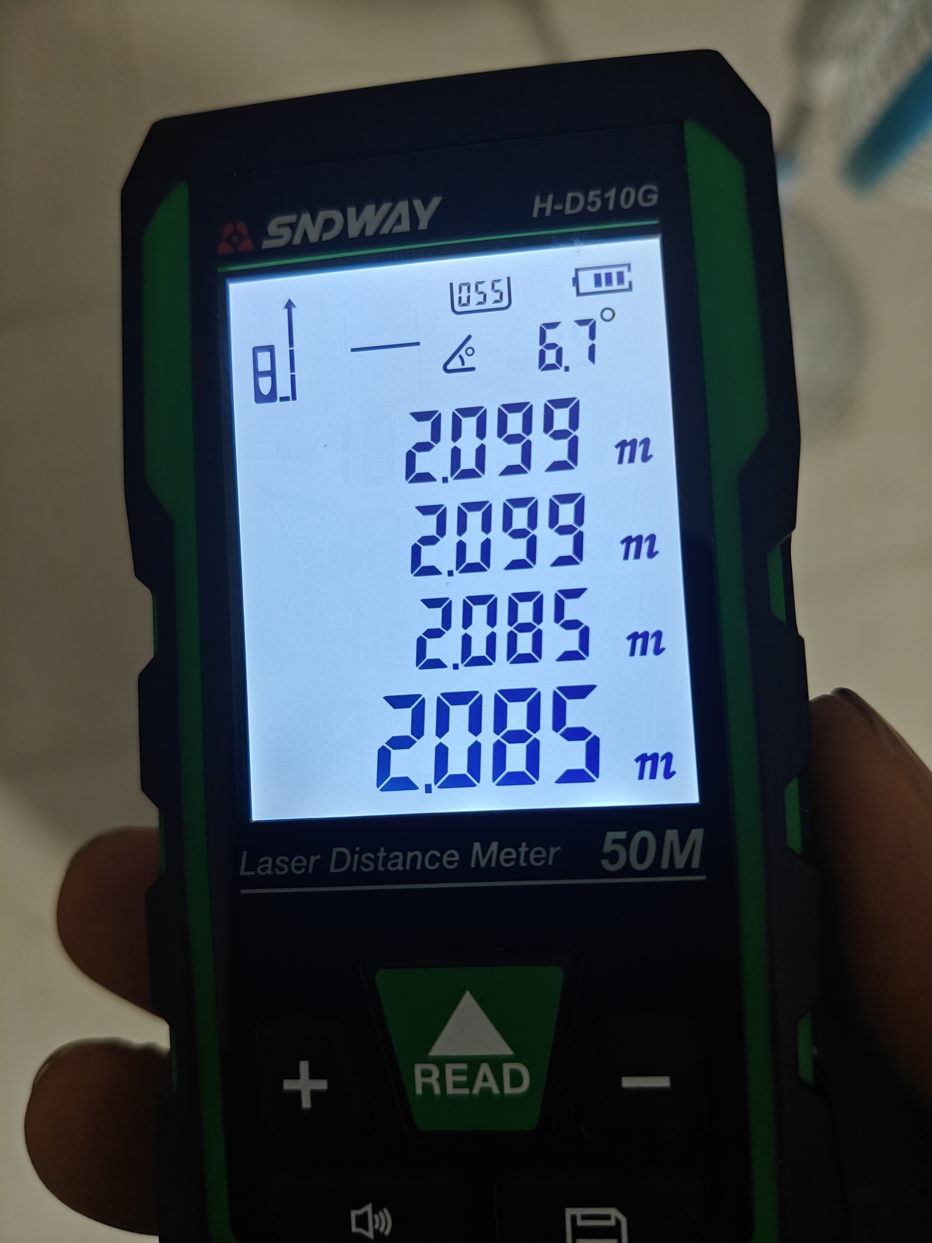 深达威激光测距仪红外线高精度电子激光尺户外测量房仪绿光510G 实拍图