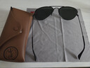 雷朋（RayBan）飞行员系列太阳镜男女款墨镜时尚开车出行眼镜0RB3025 L2823黑色镜框绿色镜片 尺寸58 实拍图