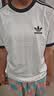 阿迪达斯（adidas）三叶草纯棉短袖女2026夏季新款时尚半袖三条纹宽松透气休闲t恤男 白色/情侣T/主推 S 【建议体重105斤-120斤】 实拍图