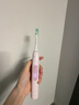 飞利浦（PHILIPS）毕雯珺推荐声波电动牙刷钻石3系 5倍洁齿5种模式 洁净刷头*2 520情人节礼物送女友HX5171/04粉 实拍图