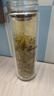 希诺抗菌玻璃杯双层防烫办公车载水杯男高档泡茶杯子XN-9607KT 410ml 实拍图