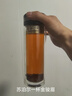 苏泊尔（SUPOR）双层玻璃杯办公泡茶杯男女士茶水分离杯车载水杯子办公泡茶杯子 实拍图