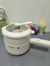 美的（Midea）电煮锅 小电锅 电蒸锅 宿舍小锅多功能锅辅食锅 1.6L学生寝室一体泡面小火锅电煮锅XZE2017 配蒸笼 实拍图