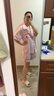 野兽派家居（tbh）三丽鸥Hello Kitty天丝棉家居服套装四季可外穿条纹软棉棉睡衣女 天丝棉短款家居服套装 粉红条纹 M 实拍图
