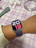 Apple/苹果WatchS11智能手表GPS款42毫米银色铝金属表壳雾紫色运动型表带S/M-联通补贴 实拍图