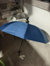 天堂伞 防紫外线晴雨伞三折 太阳伞黑胶折叠三折晴雨伞 油蓝 实拍图