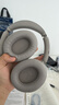 QCY H3S 头戴式-56dB主动降噪【双金标+A级降噪认证】7麦蓝牙耳机无线有线游戏低延迟超长续航 灰色 实拍图