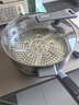 美的（Midea）电炒锅 电火锅 电蒸锅 电煮锅家用多功能 炒菜锅一体不沾5.5L上蒸下煮电热锅 HCG3216 配蒸笼木铲 实拍图