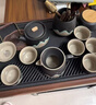 京东京造茶具整套 套装功夫茶盘茶台煮茶壶黑陶手绘提梁壶 14件套 实拍图