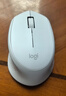 罗技（Logitech）M330 静音鼠标 无线鼠标 办公鼠标 右手鼠标 带无线微型接收器 白色 实拍图